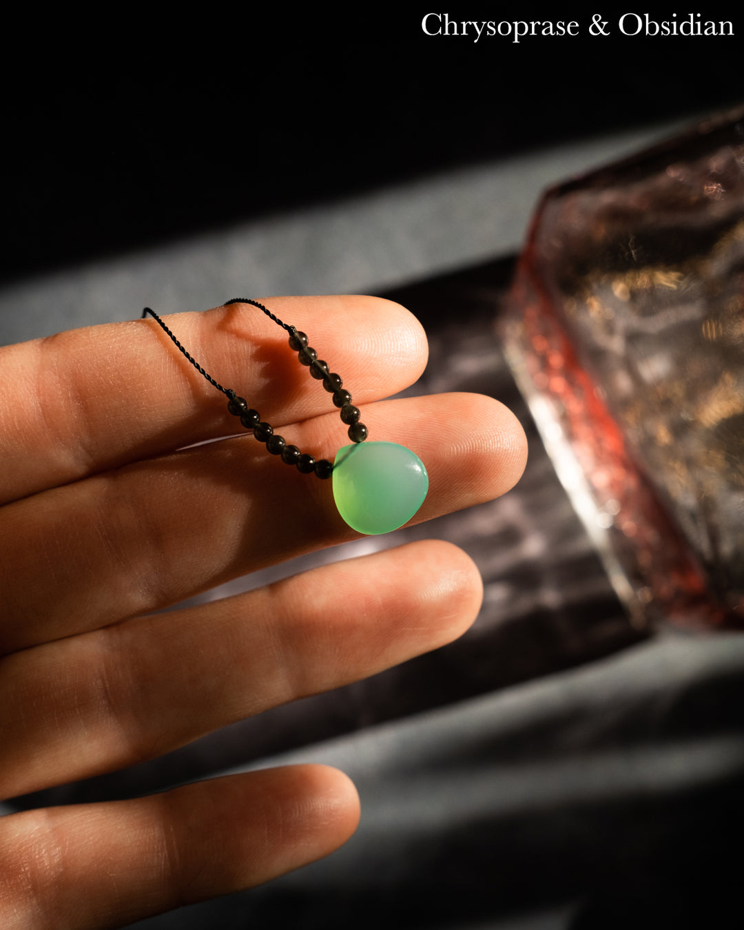 Harmonious Pair Vegan Silk Necklace - The Healing Pear