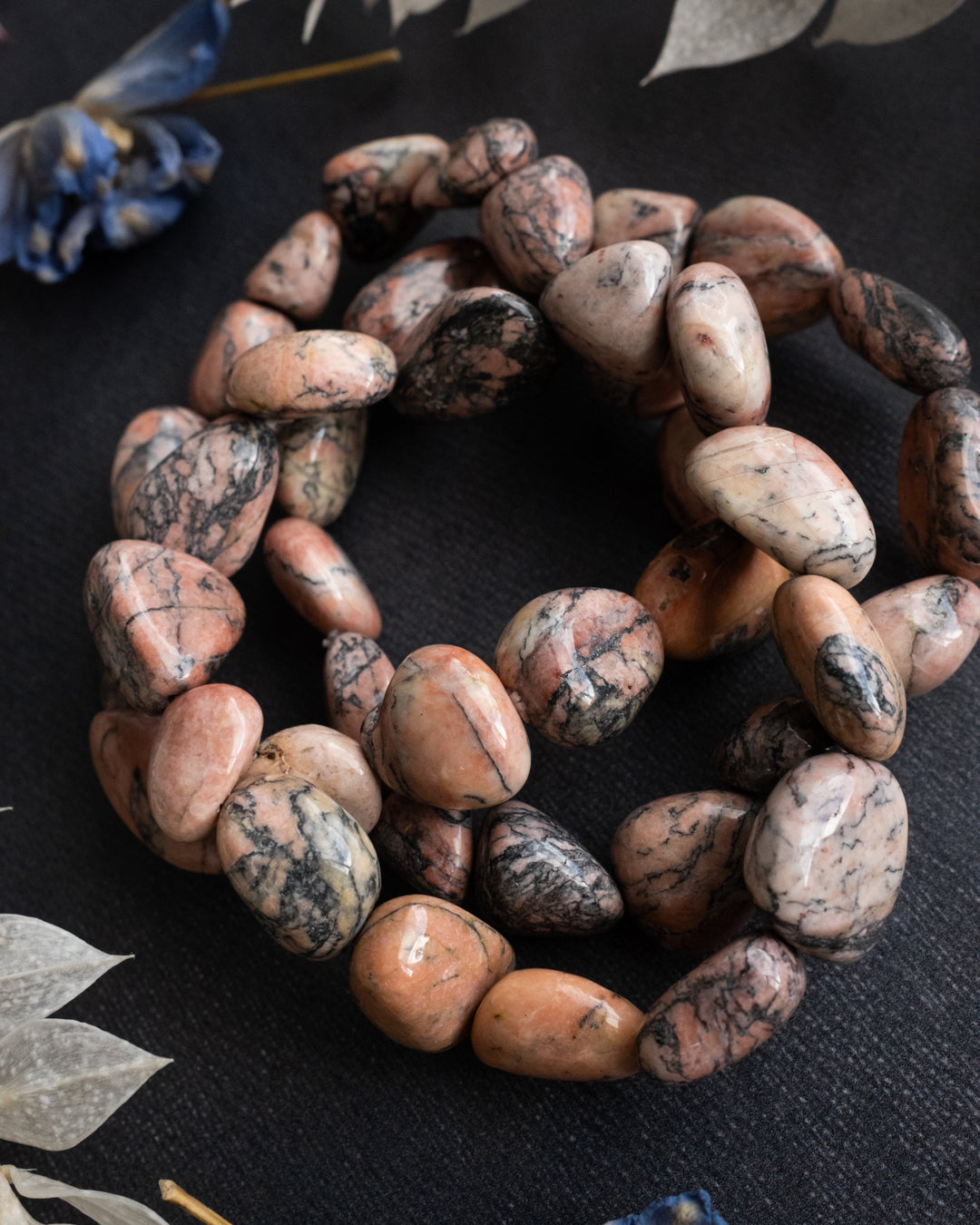 Pink Picasso Jasper Chip Bracelet - The Healing Pear