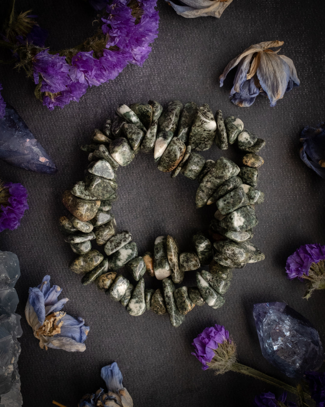 Stonehenge Preseli Bluestone Chip Bracelet - The Healing Pear