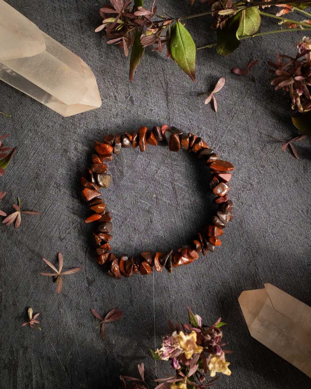 Red Jasper Chip Bracelet - The Healing Pear