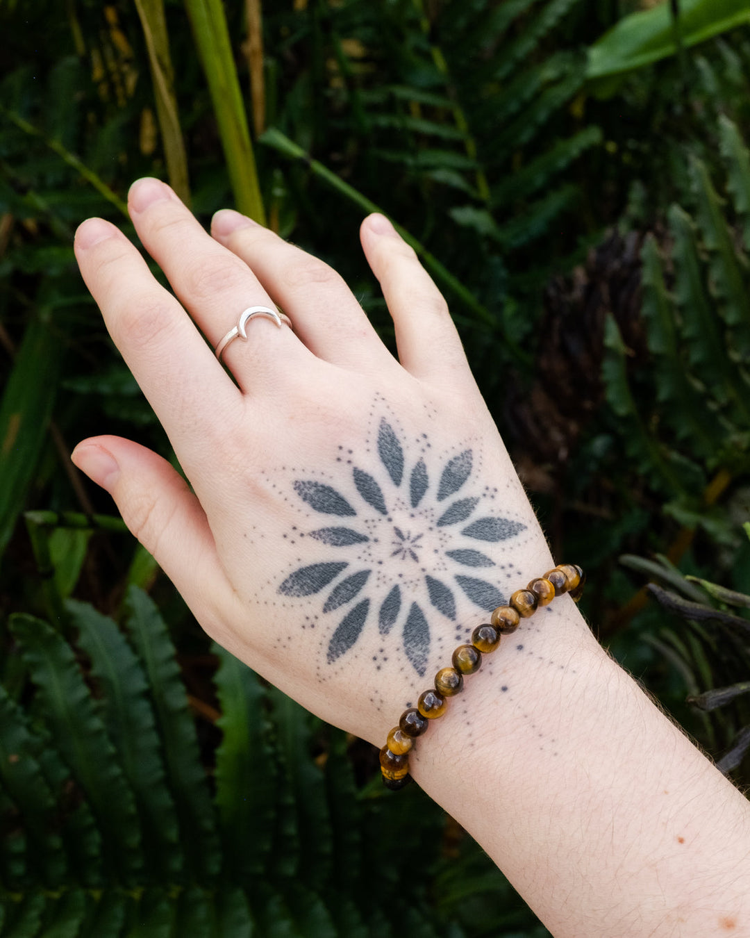 Tiger's Eye Round Bead Bracelet - The Healing Pear