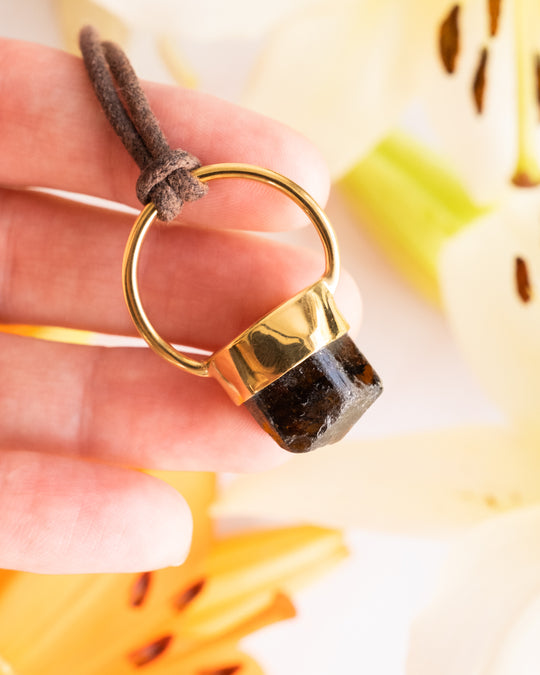 Tourmaline Gold Vermeil Necklace - The Healing Pear