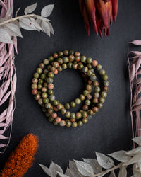 Unakite jewellery